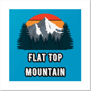 Flat Top Mountain Posters and Art